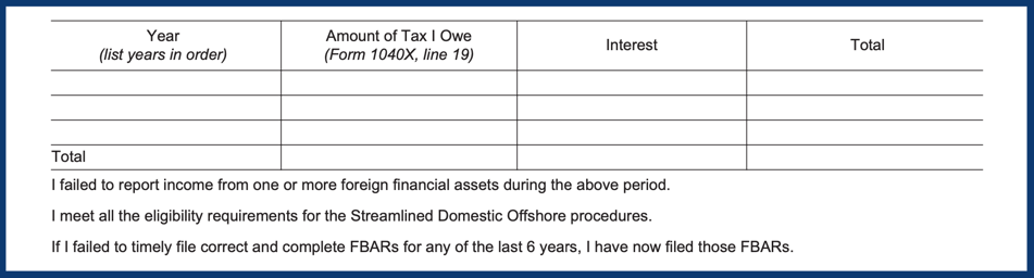Form 14654 Section 2